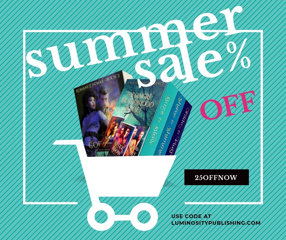 SUMMER SALE NOW ON – 25% OFF!!